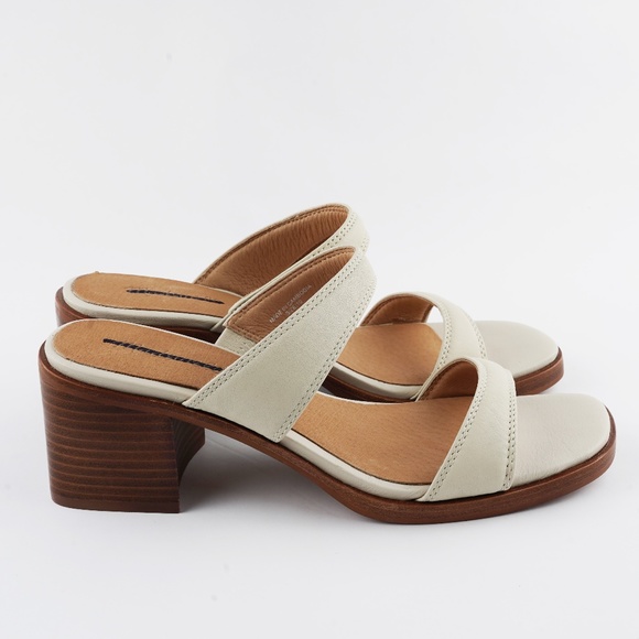 New MADEWELL The Saige Double-Strap Sandal in Leather in Pale Oyster - Picture 8 of 8